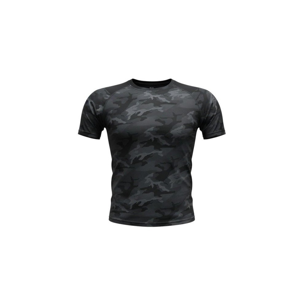 Russell Athletic Performance Shirt Mens Medium Grey Camo Short Sleeve RM12063